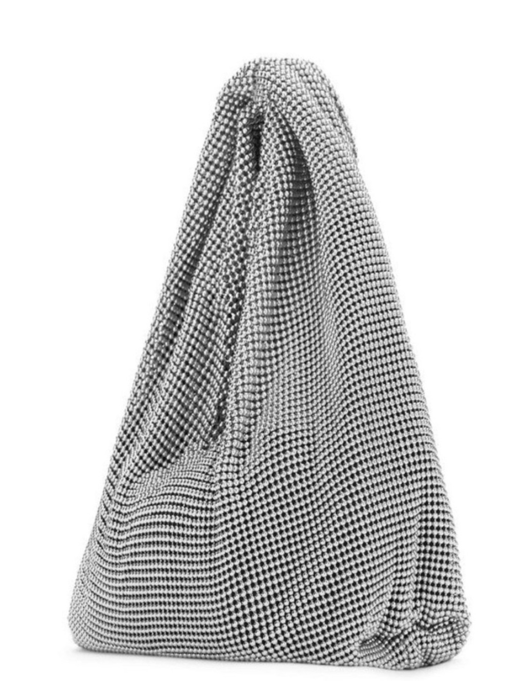 A.L.C Paige Metal Chain Mesh Ball Silver